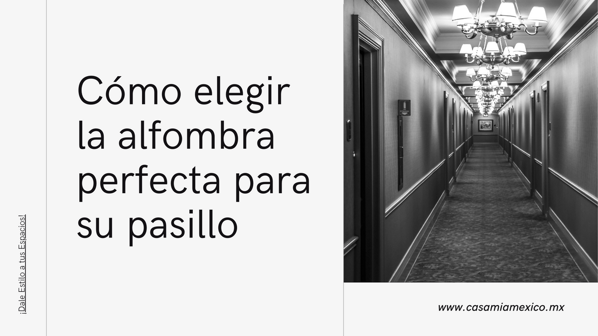 Cómo elegir la alfombra perfecta para su pasillo