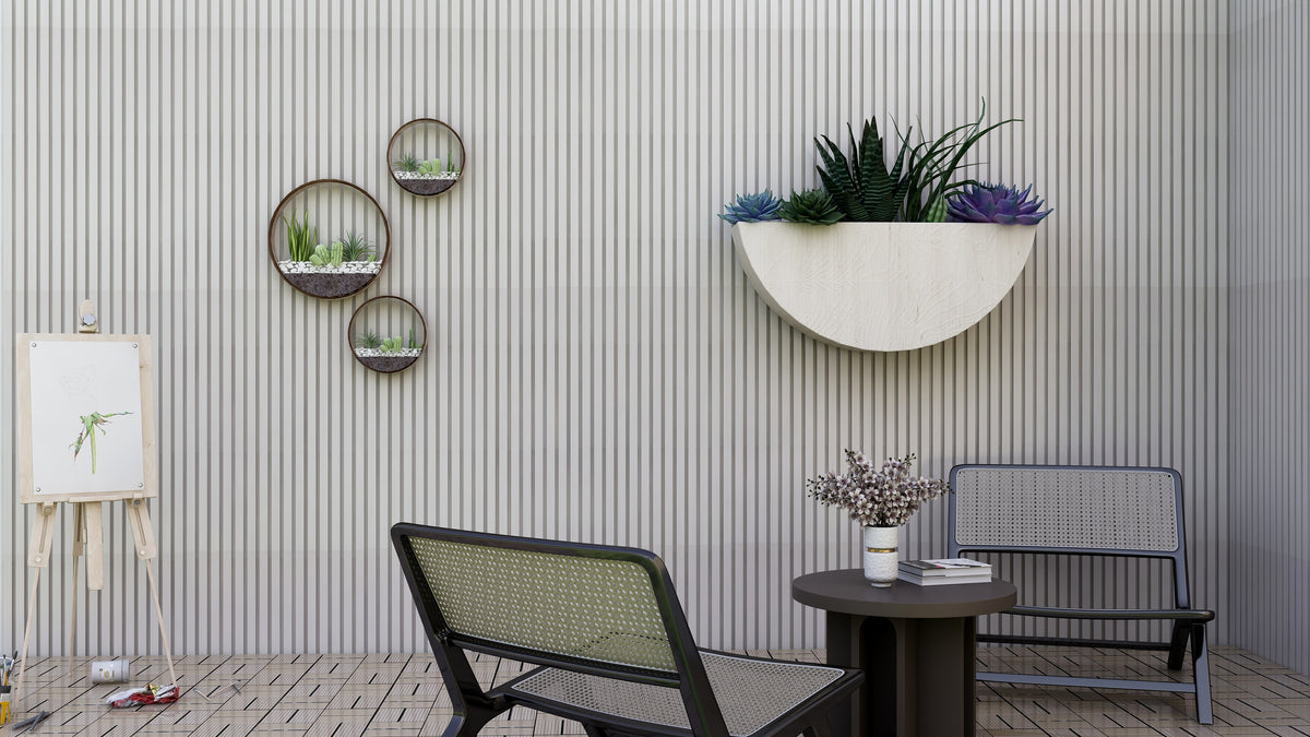 Panel 3D Exterior Ivory White