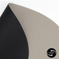 Mantel Individual Bicolor Liam Black / Greysh