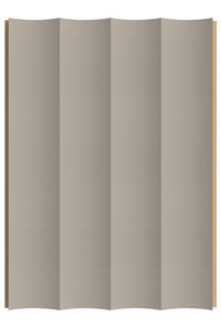 Panel WPC 3D Cóncavo Grande Cloud Taupe
