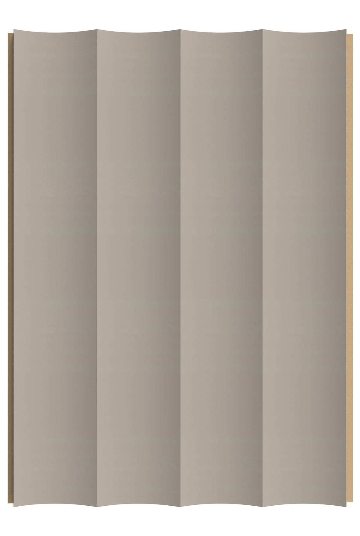 Panel WPC 3D Cóncavo Grande Cloud Taupe