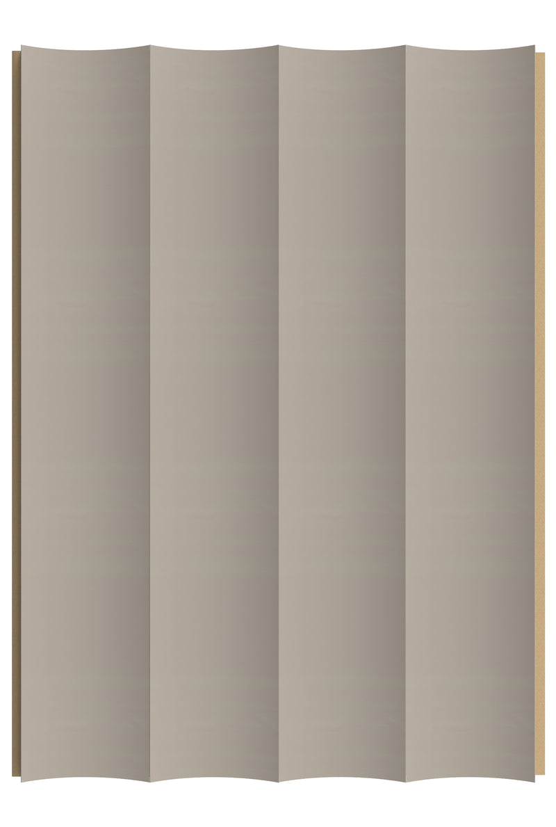 Panel Cóncavo 3D Grande Cloud Taupe