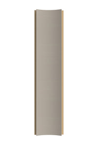 Panel WPC 3D Cóncavo Grande Cloud Taupe