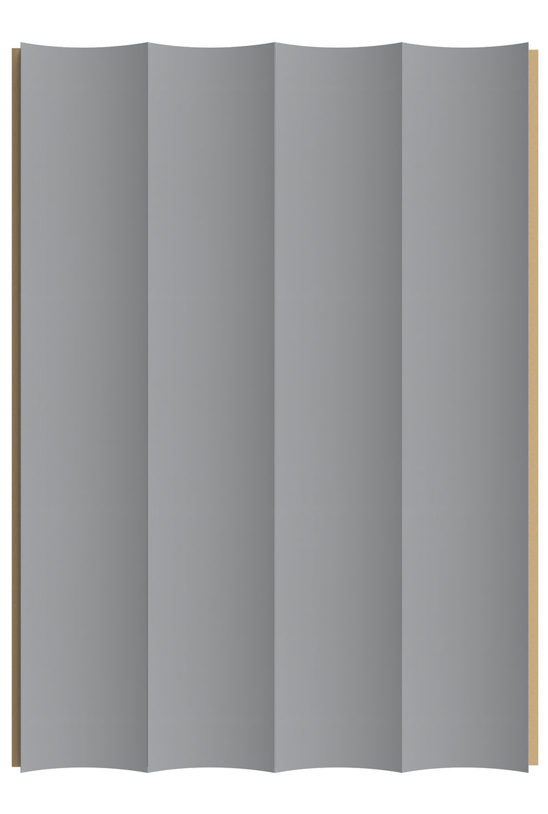 Panel 3D Cóncavo Grande Cloud Grey