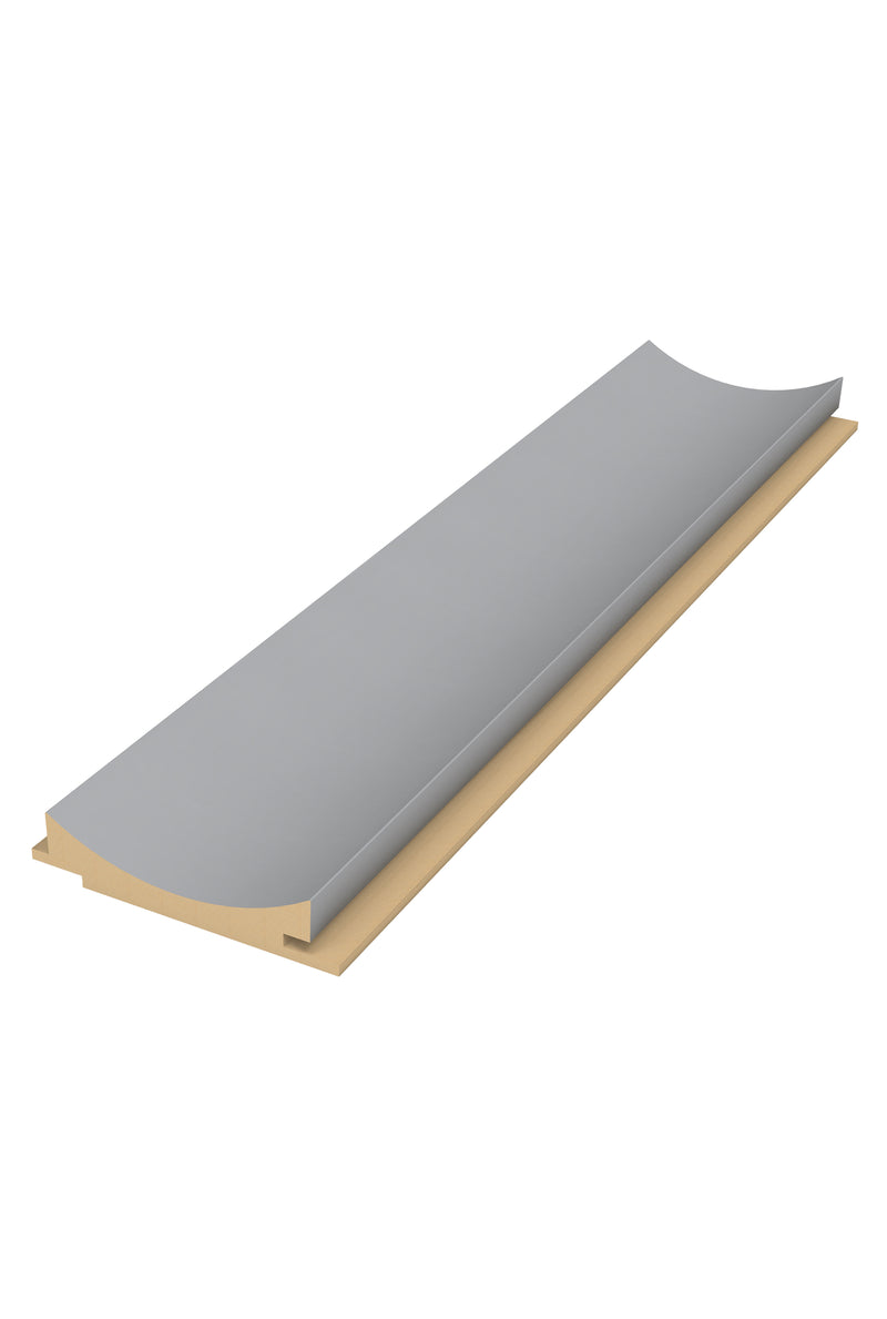 Panel 3D Cóncavo Grande Cloud Grey