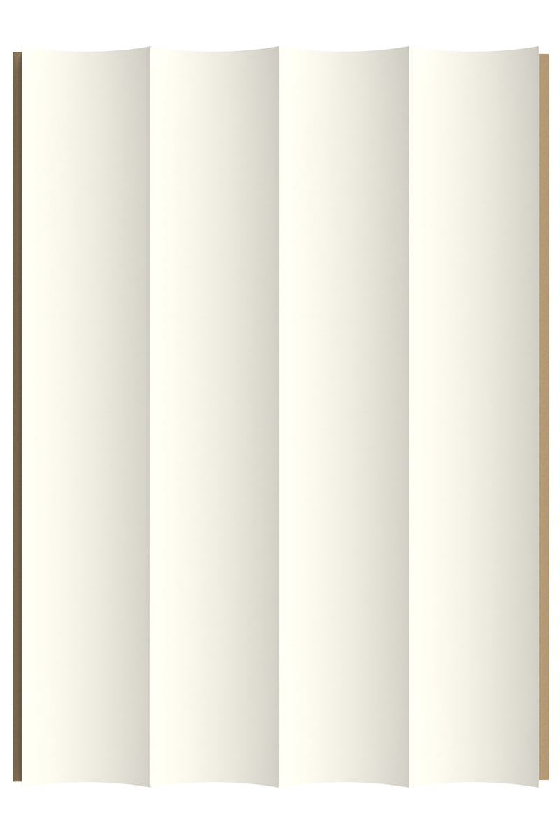 Panel 3D Cóncavo Grande Cloud Grey