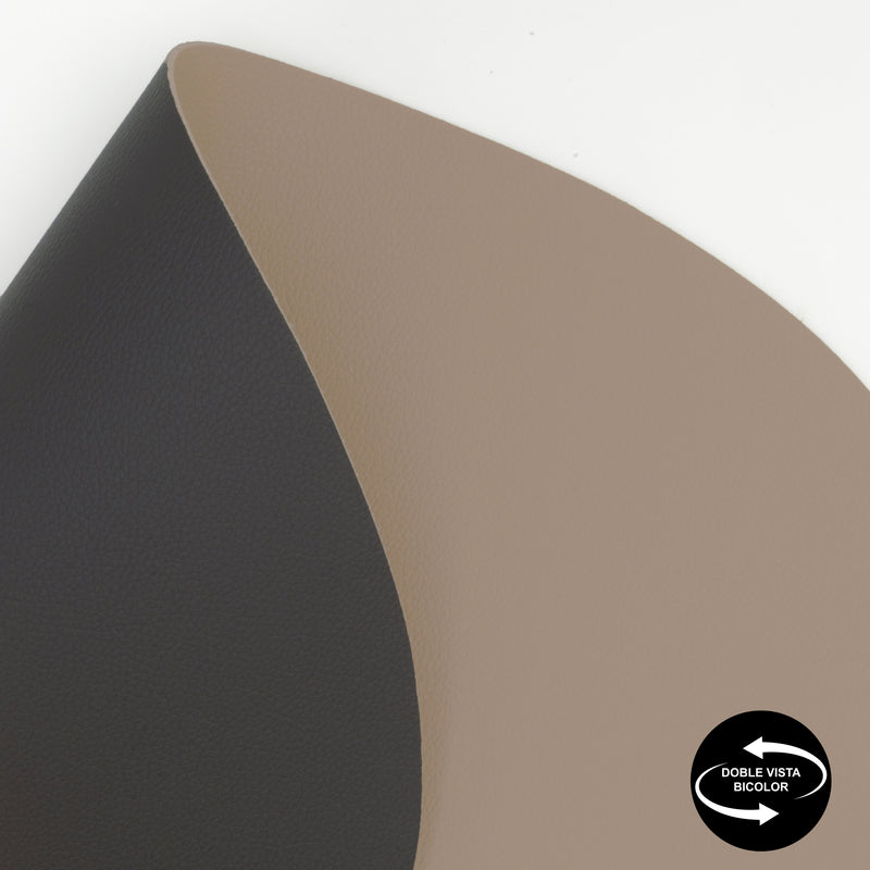 Mantel Individual Bicolor Liam Dark Grey / Beige