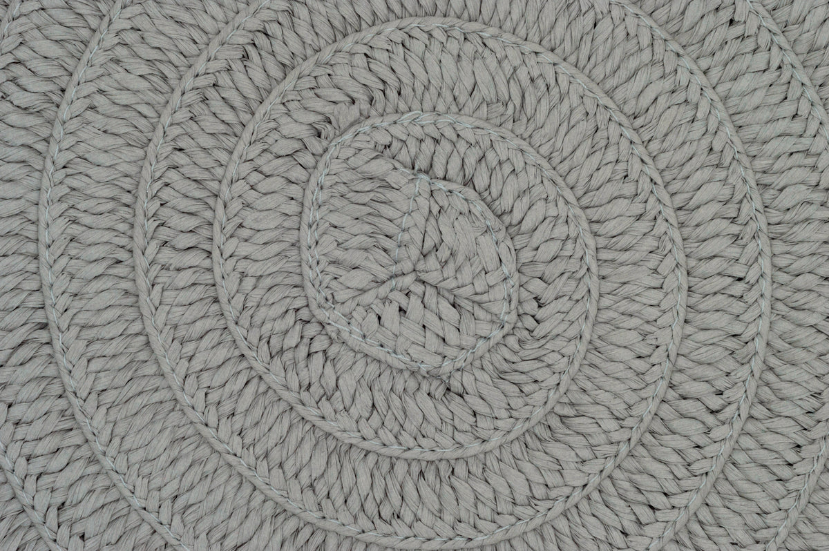 Mantel Individual Raffia Gris