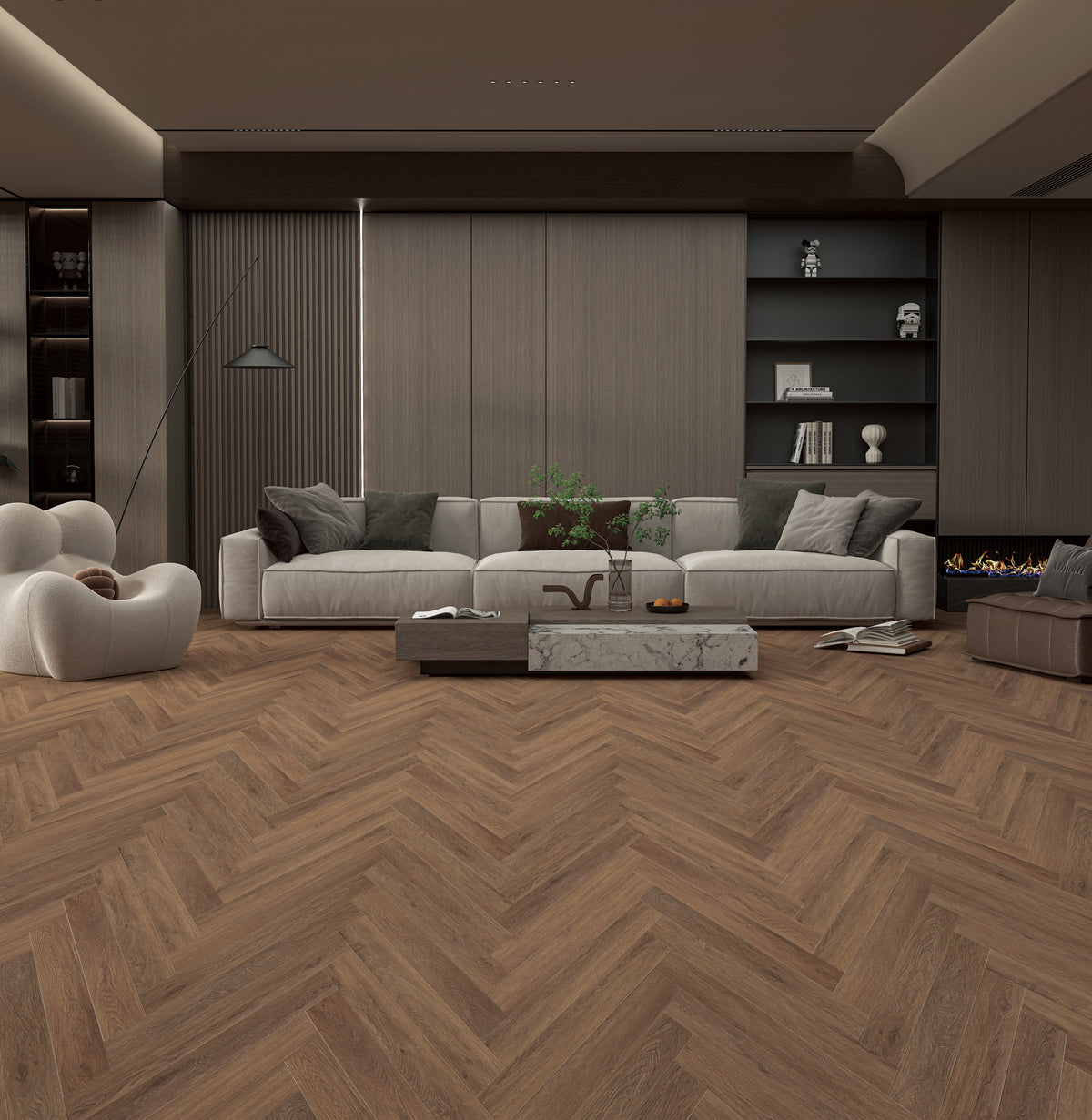 Piso Laminado WRL Herringbone Tzalam