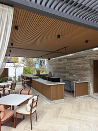 Panel 3D Exterior Dark Walnut