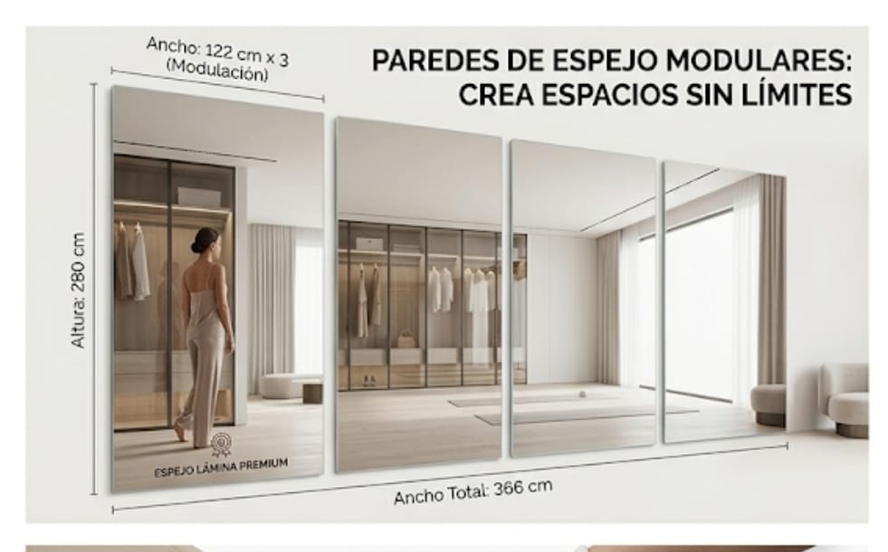 Panel Acrílico Espejo
