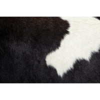 Tapete Cow Skin Negro - Blanco