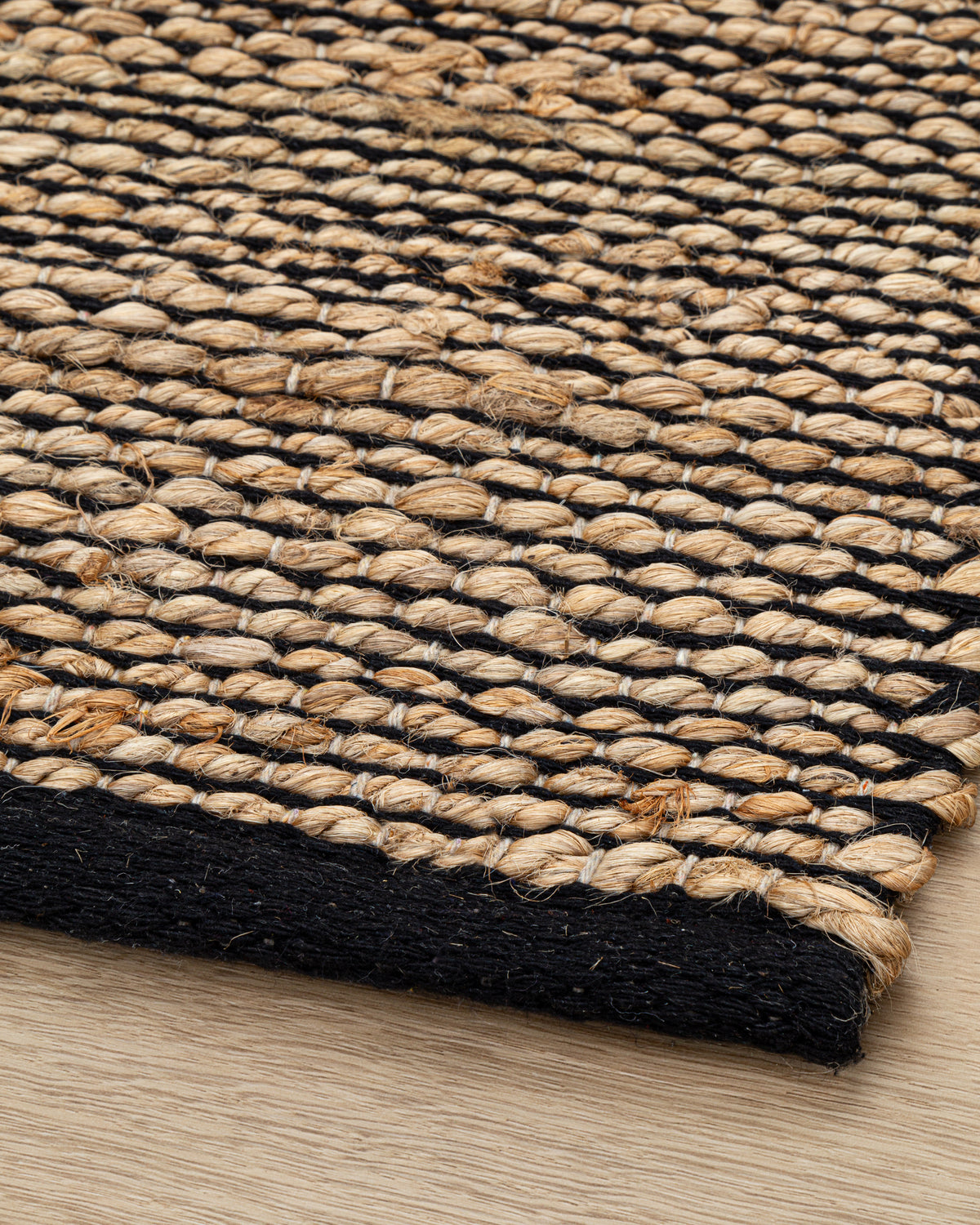Tapete Jute Rabat Black