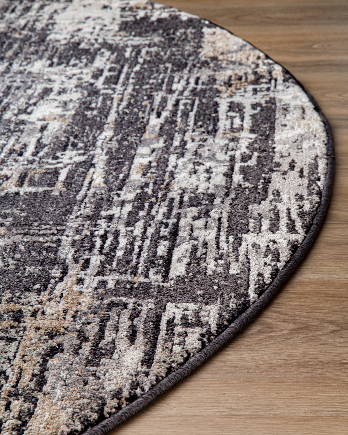 Tapete Nepal LD361A C85 Anthracite Redondo