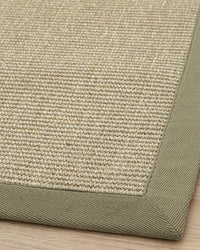 Tapete Sisal Border Dovemix Green