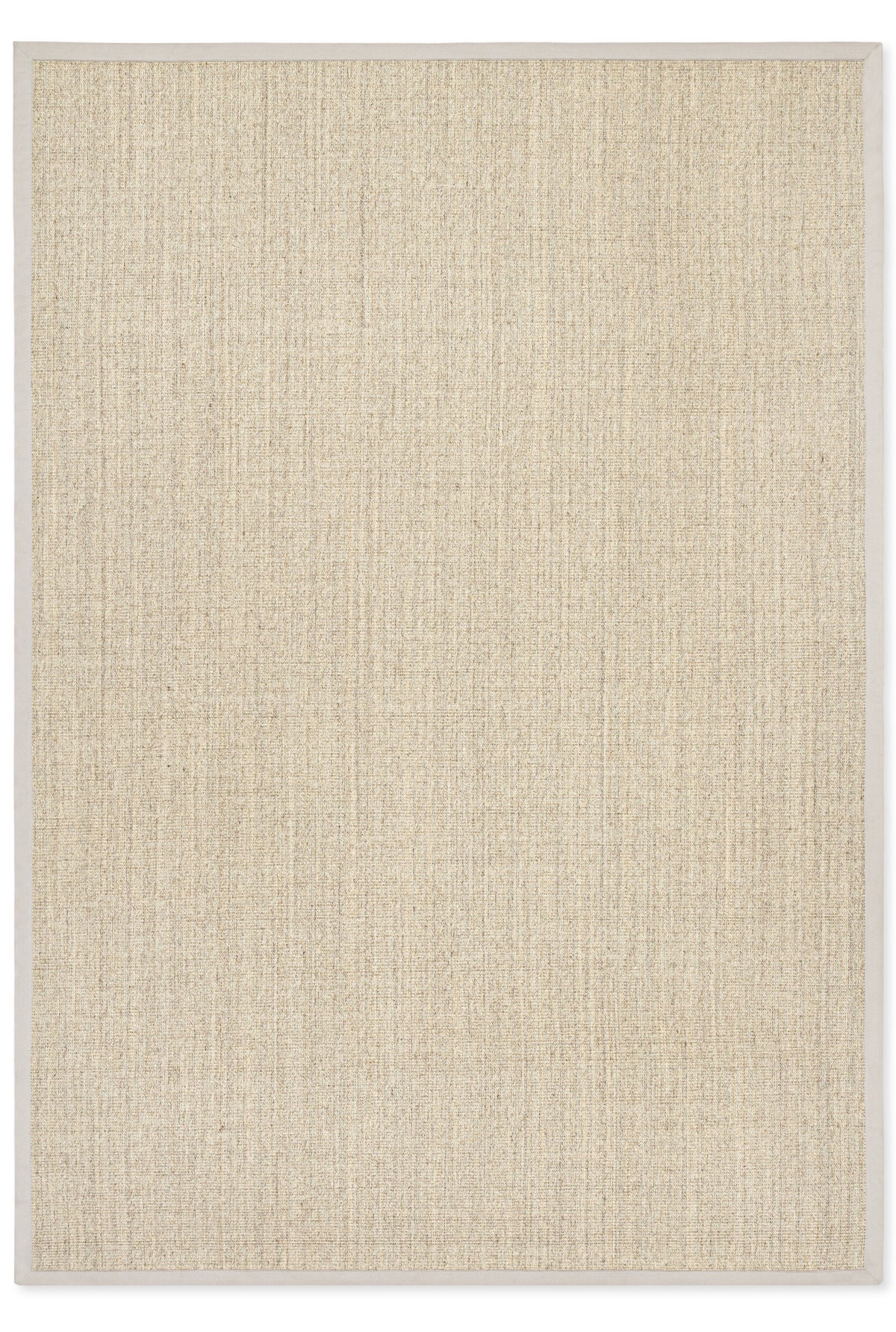 Tapete Sisal Border Marble Ash