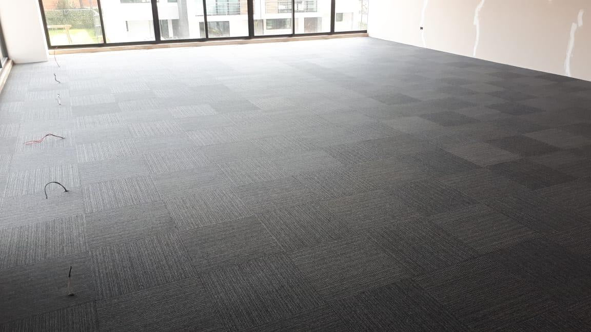 Alfombra Modular Rush 929 Gris Oscuro