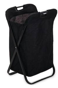 Cesto de Ropa Aspa Negro