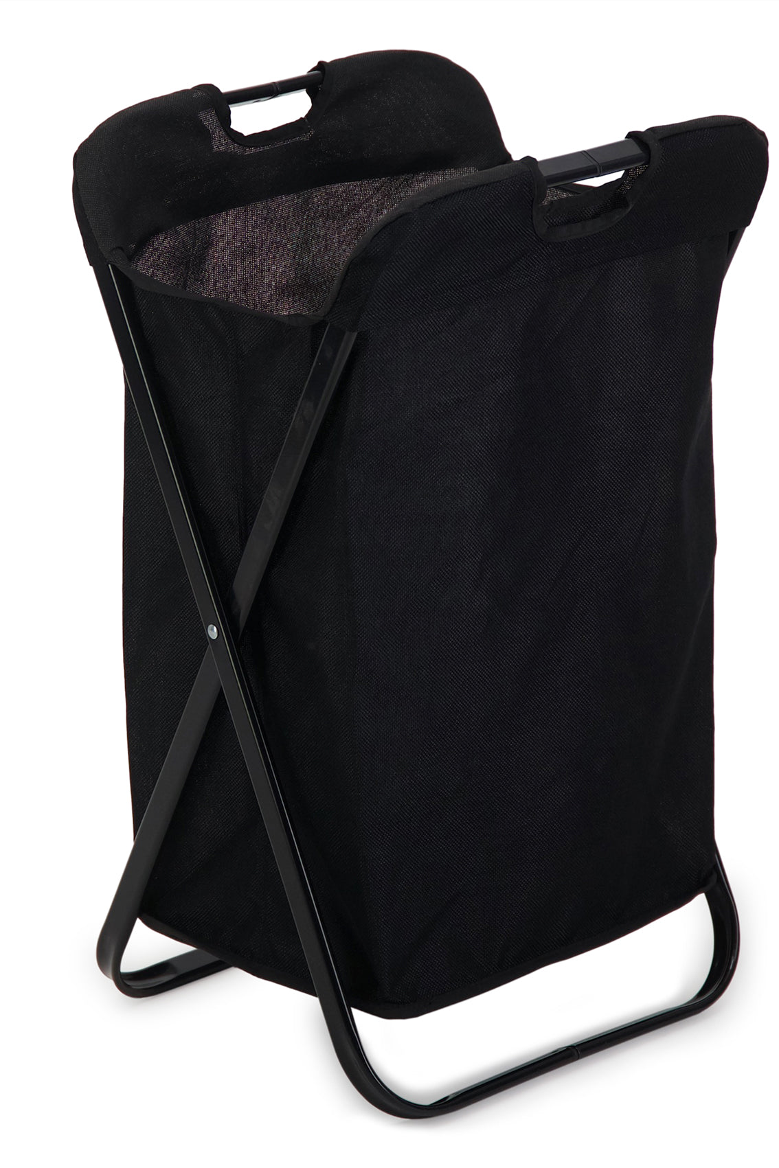 Cesto de Ropa Aspa Negro