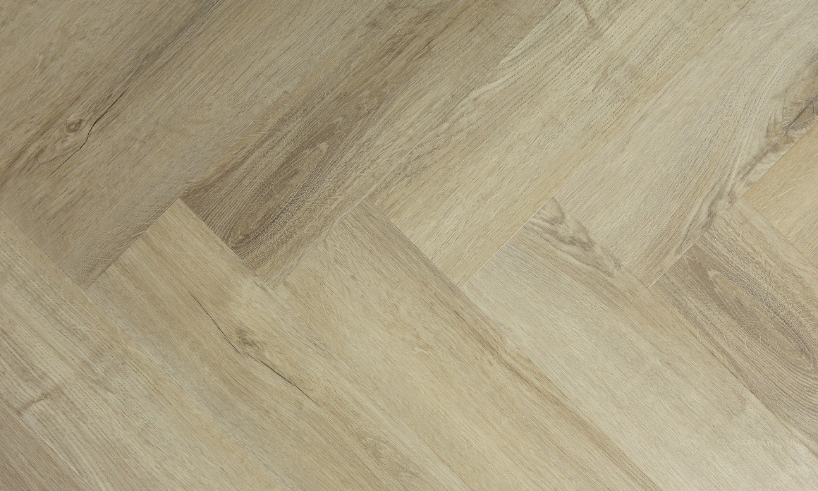 Piso SPC Herringbone Almond