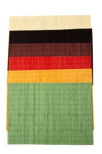 Mantel Indiviual Bambú Verde  30 x 45 CM