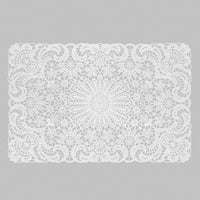 Mantel Individual Encaje Blanco
