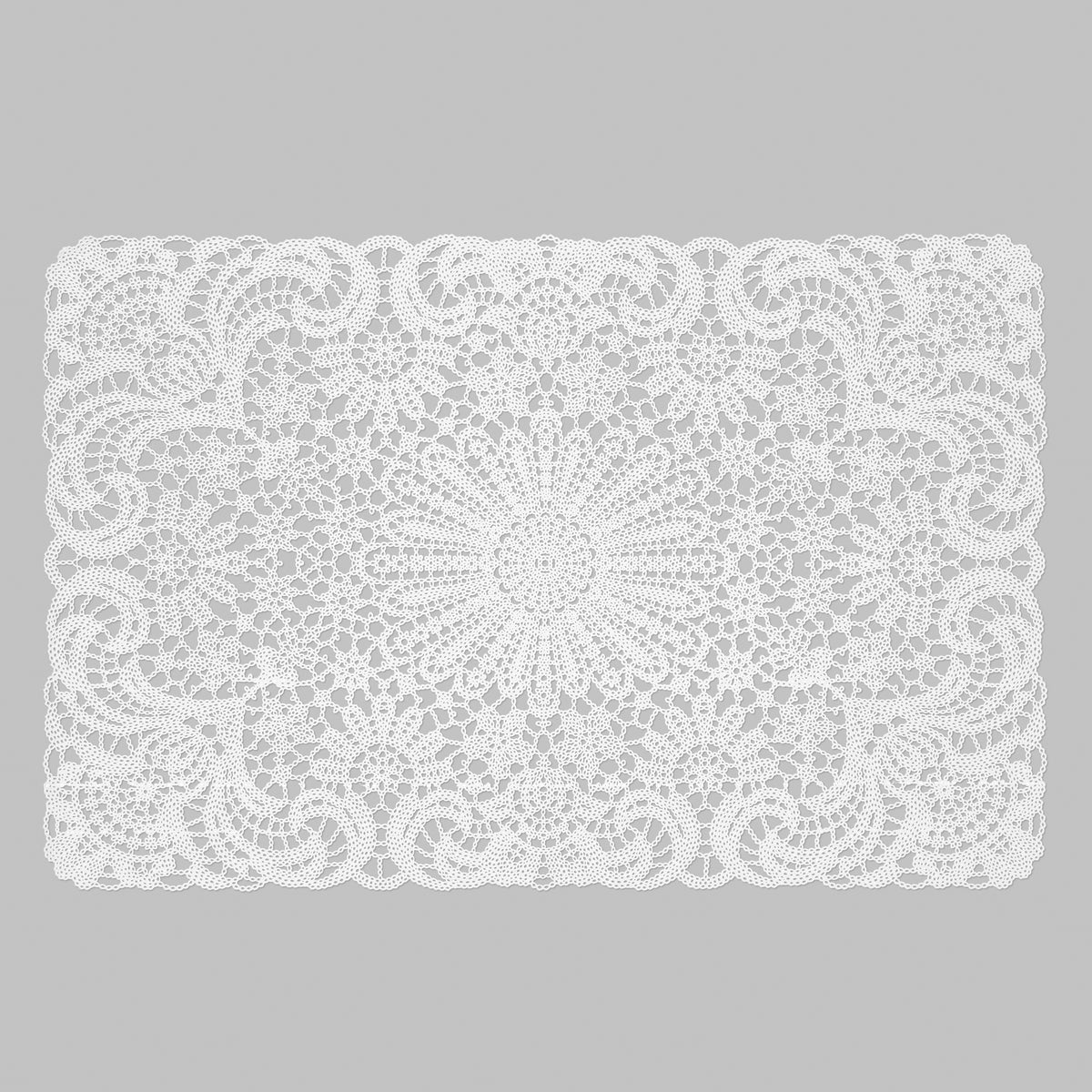 Mantel Individual Encaje Blanco