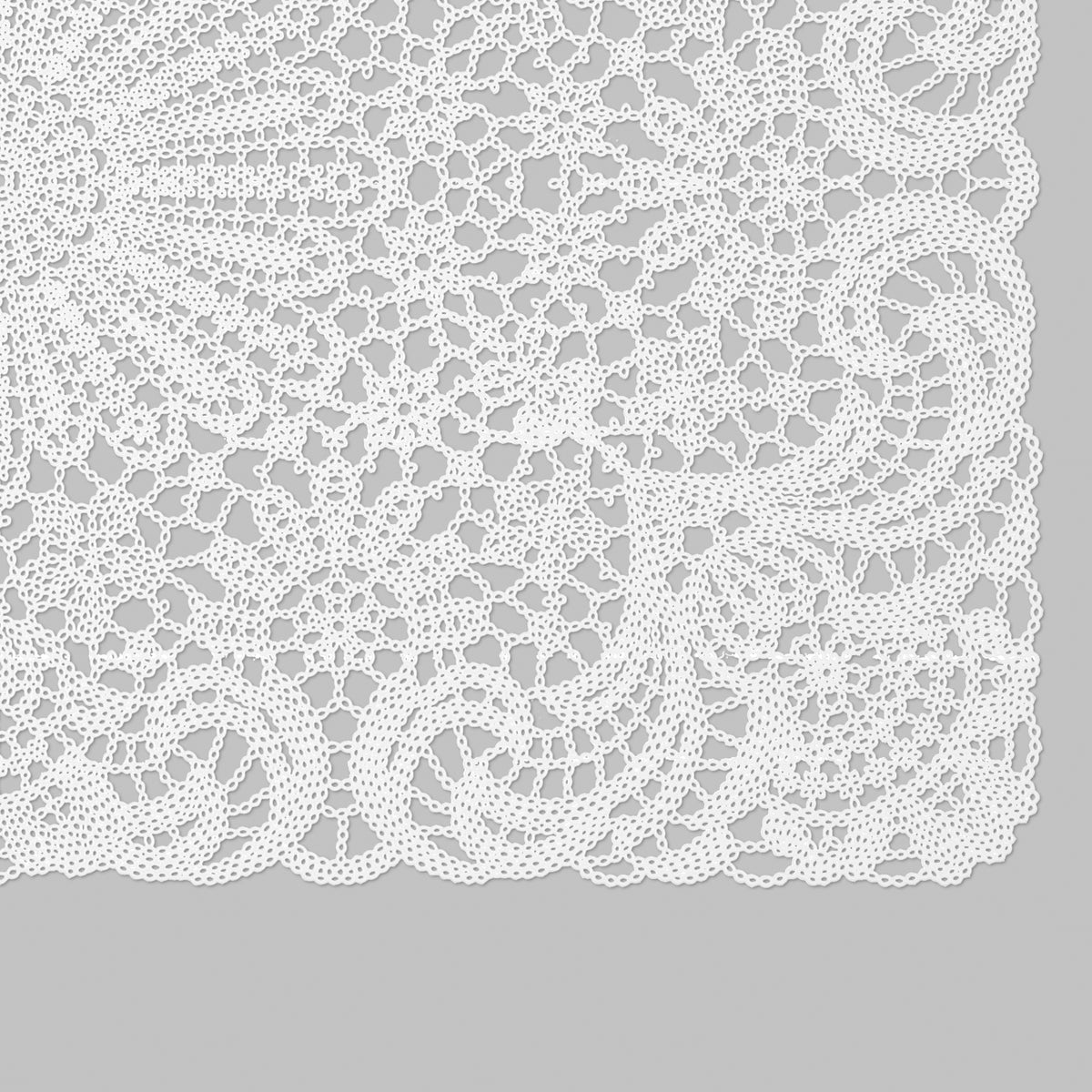 Mantel Individual Encaje Blanco