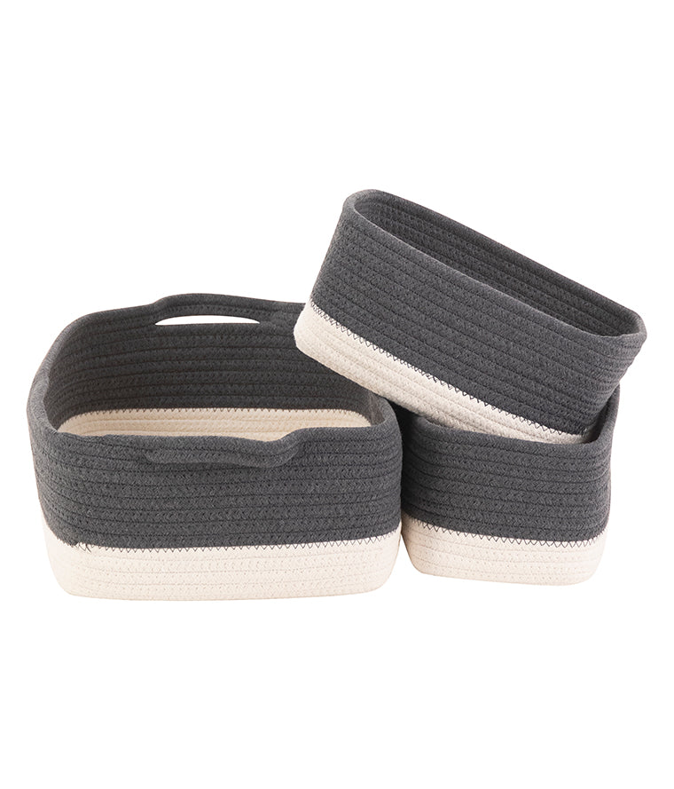 Set de 3 Canastas Ofelia Rectangular