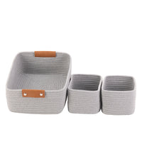 Set de 3 Canastas Rochelle Rectangular