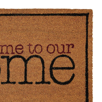 Tapete de Entrada Aristo Mat Welcome To Our Home