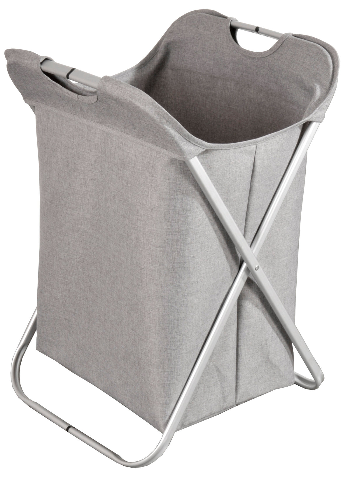 Cesto de Ropa Cruzada Gris