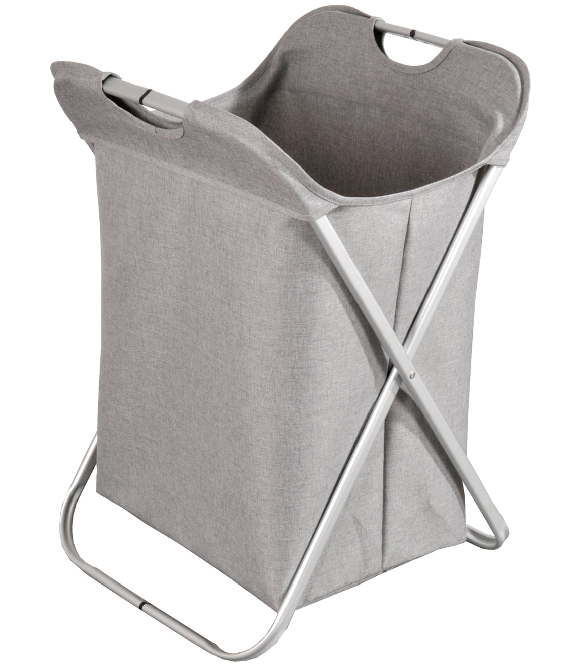 Cesto de Ropa Cruzada Gris