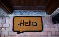 TAPETE DE ENTRADA - HELLO SHAPE